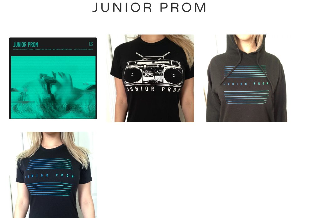 JuniorProm's tweet image. ATTENTION! Junior Prom Spring Cleaning Sale! For a limited time, all merchandise is on sale! First 20 customers will receive a thumb drive containing the entire JP Discography including the EP, YOUNG STUNNERS album, and bonus unreleased songs! DON'T WAIT!! juniorprom.bigcartel.com