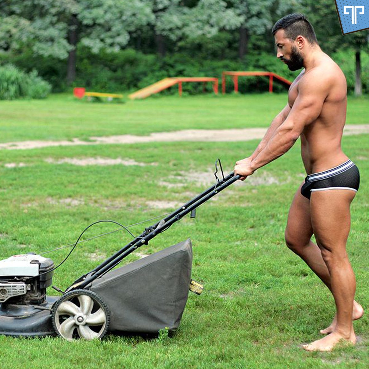 “Do you need help to mow the lawn?

