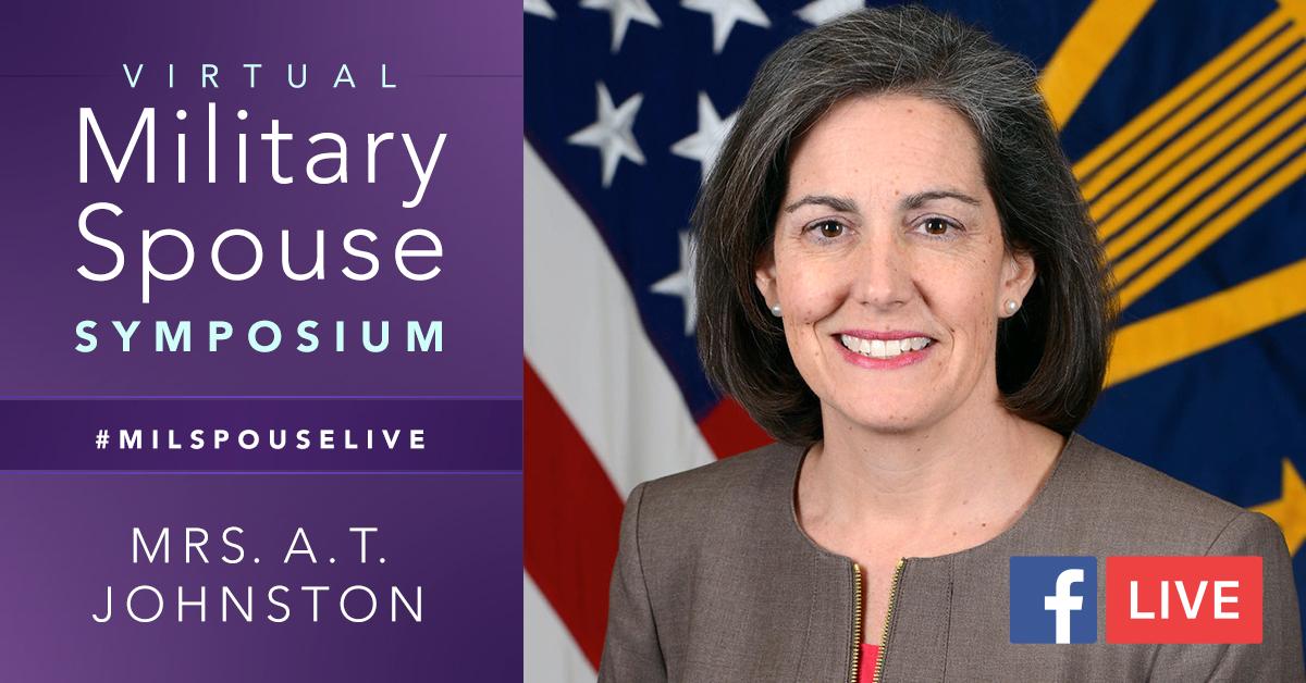 DoDMilSpouse's tweet photo. Happening Now: Our very own @mentzer_eddy sits down with Mrs. A. T. Johnston, the deputy assistant secretary of defense for Military Community and Family Policy, as she helps us wrap up this year’s #MilSpouseLive. Join us on Facebook: https://t.co/z8O7IxT6yQ. https://t.co/j1sOwJu2qK