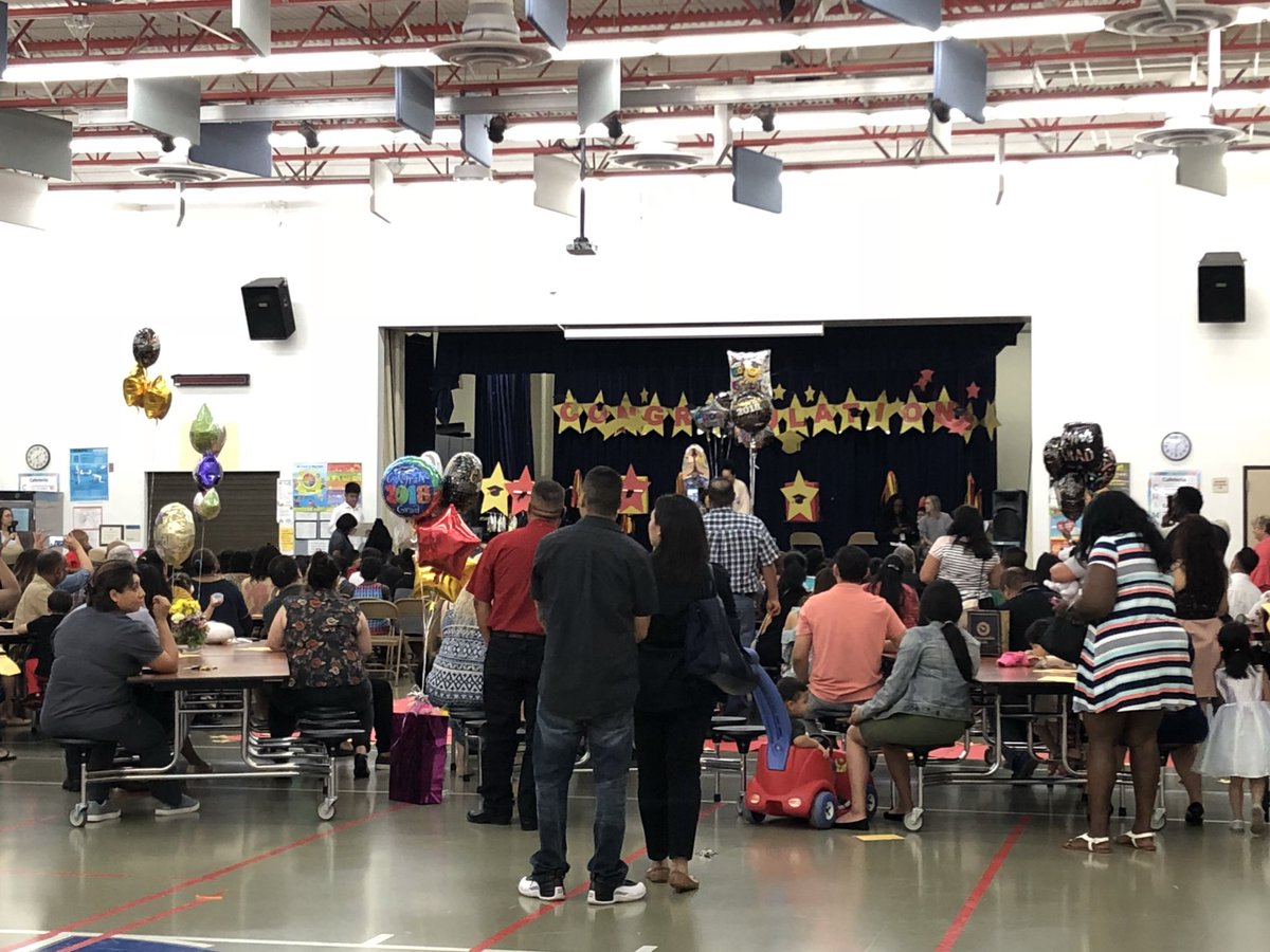 tessrenae02's tweet photo. Fifth grade graduation was a full house! Congrats to our 5th graders who are moving on to a new campus next year! @ChancellorComet #graduation #5thgrade #FutureLeaders #shinebright #youwillalwaysbe #Comets #loveourstudents #goodluck #AliefProud https://t.co/sIrMmzVvjj