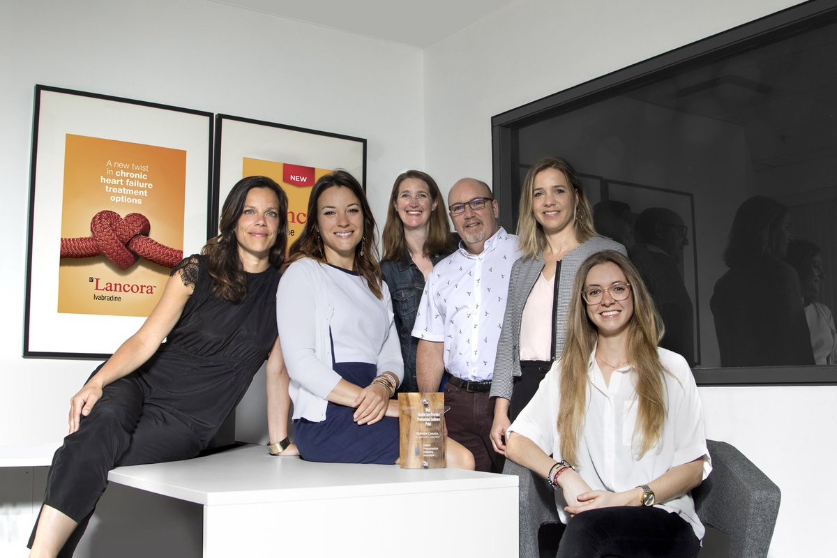 the_opma's tweet photo. Lemieux Bédard along with Servier Canada are this year's winners of the Best Health Care Provider – Professional Audience Print SKUY Award for their work on the LANCORA launch. Over a decade of successful collaboration producing award-winning work in the process. https://t.co/We4sxX8No9