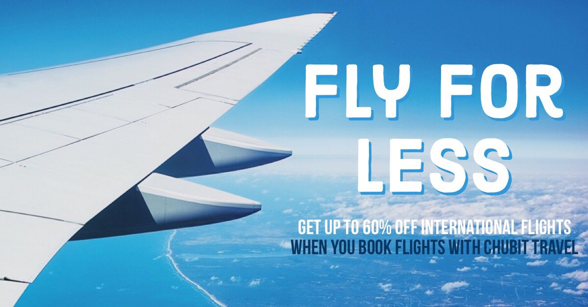 ChubitTravel's tweet photo. With our new airline contracts. We can save you up to 60% off international flights from the #USA! Find out more detail by reaching out to us https://t.co/ReDrcoa9Hk https://t.co/HhSD209moE
