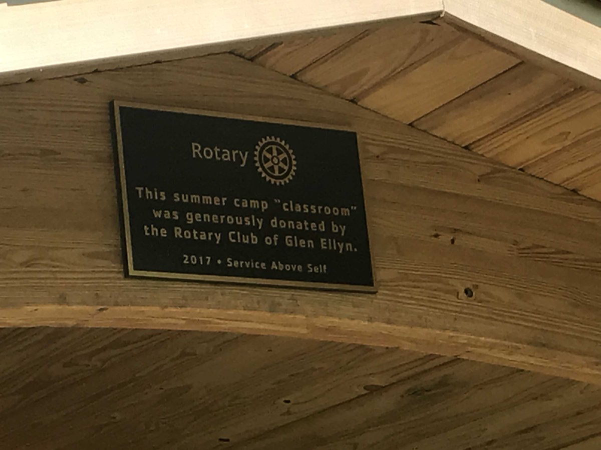 BRRyall_YMCA's tweet photo. We were thrilled to host the @GlenEllynRotary for their weekly meeting today, as well as for the ribbon cutting for our new #summeramp pavilion with the @GEchamber. https://t.co/Lp38L9dnf1