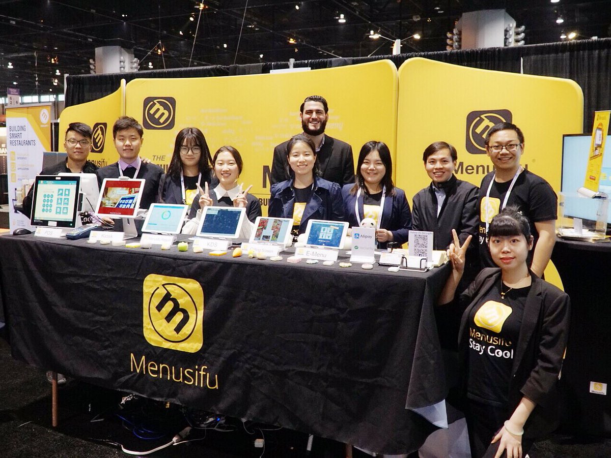 menusifu's tweet photo. See Menusifu dream team at #NRAshow2018 ! We had such an exciting experience and want to thank all the friends for joining us.😄#Firedup https://t.co/JN6HdcoYDm