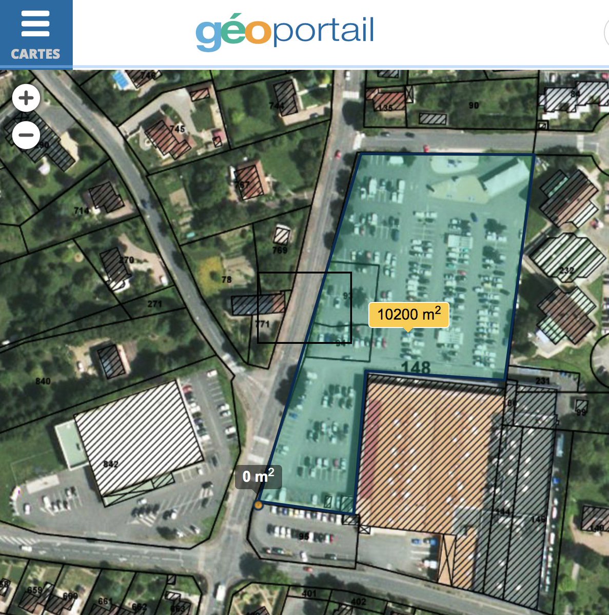 terraindirect's tweet photo. Mesurer les surfaces cadastrales avec géoportail : c'est désormais possible #cartographie #cadastre #terrain #construction @Geoportail  https://t.co/7Jb7Gu9n7P https://t.co/Wgy0Uhi8cI