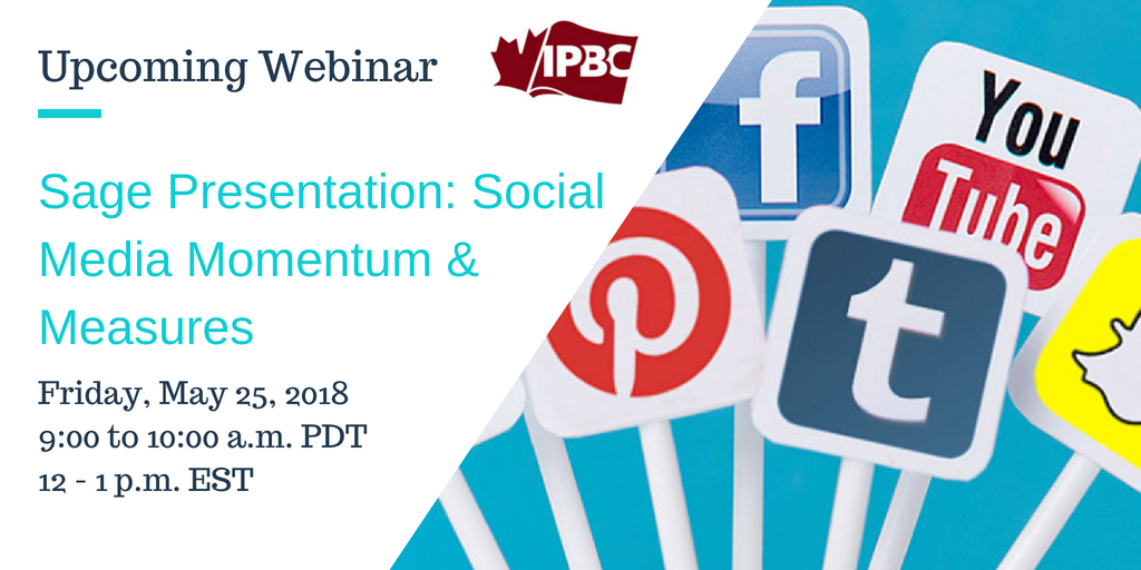 cpbcan's tweet photo. Join us tomorrow for an #IPBCWebinar as @FischBooks #CPB, breaks down the various social media platforms, how to get started, and how to optimize and automate your #socialmedia presence. https://t.co/wyvhzsXZb5
#CEC #Bookkeepers #BookkeepersRock #MarketingYourBusiness https://t.co/2uBz44aKTa