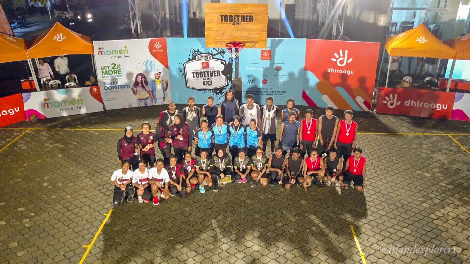 <a href="/Dhiraagu/">Dhiraagu</a>  present Together as One 3 on 3 Edition-2, 
Successfully completed 💪 
I see <a href="/LaiiJunaid/">Laii Junaid</a> 😋 
<a href="/mawin42/">Mawin</a>  thank you for giving me this opportunity. 
<a href="/AdamYaameen/">Yaameen Adam</a>