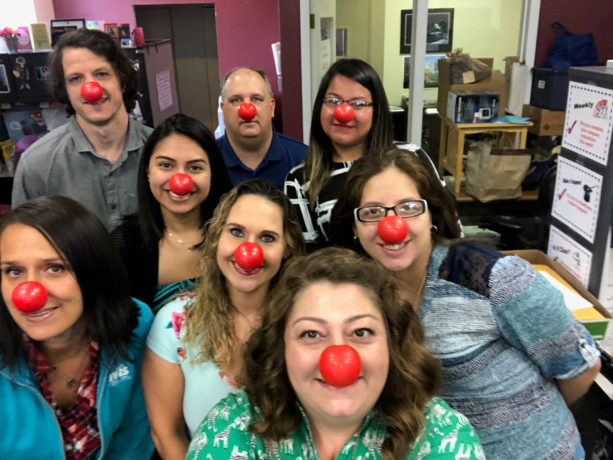 DavisStaffing's tweet photo. The team at Davis Staffing is excited to have all of our branches participate in #RedNoseDay #ASACares! https://t.co/lZ3jvhdrA2