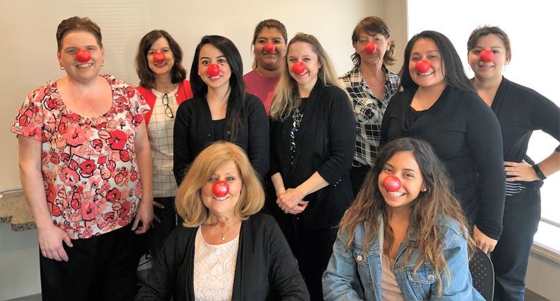 DavisStaffing's tweet photo. The team at Davis Staffing is excited to have all of our branches participate in #RedNoseDay #ASACares! https://t.co/lZ3jvhdrA2