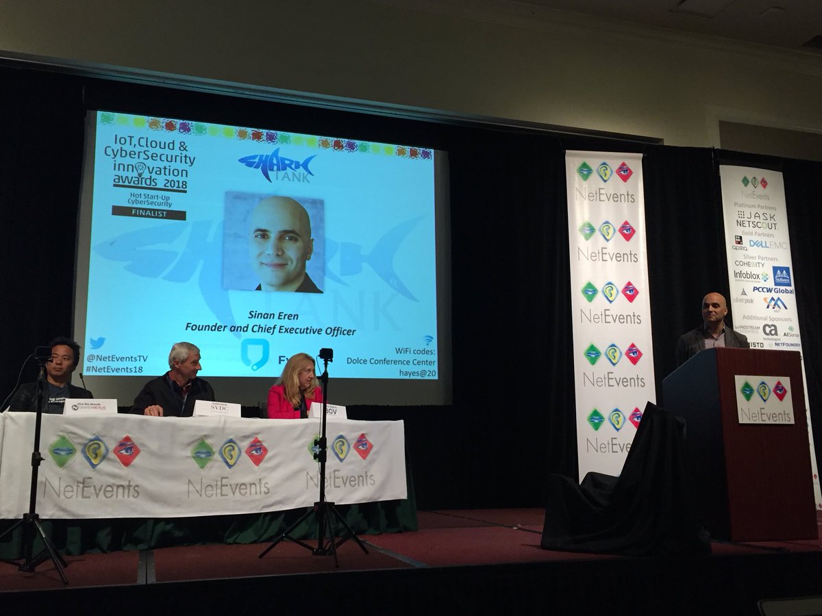 AmlecHouse's tweet image. #Cybersecurity category #netevents18 #sharktank. @didmaworks @fyde protects the device at the edge - @vectra using cognito detect &amp;amp; recall capability - @bsafer @jasklabs smart data ingestion &amp;amp; SOC insight