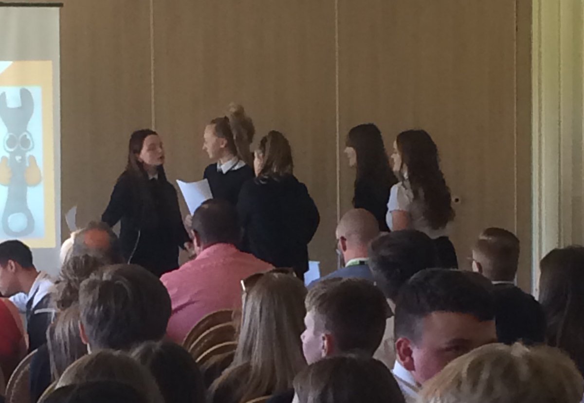 Stewarton_Acad's tweet photo. #Learn4work presentations today @TheFenwickHotel . Excellent presentations from S3! @DYWAyrshire https://t.co/KUNk62c1S9