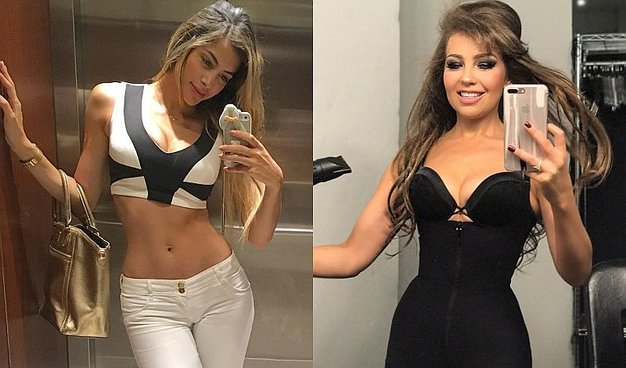 RIPMerino's tweet photo. .@mmilettfigueroa  y @thalia : ¿quién tiene la cintura más diminuta?😱➡️ https://t.co/1pjelSsXmm https://t.co/bpnXS33ejQ