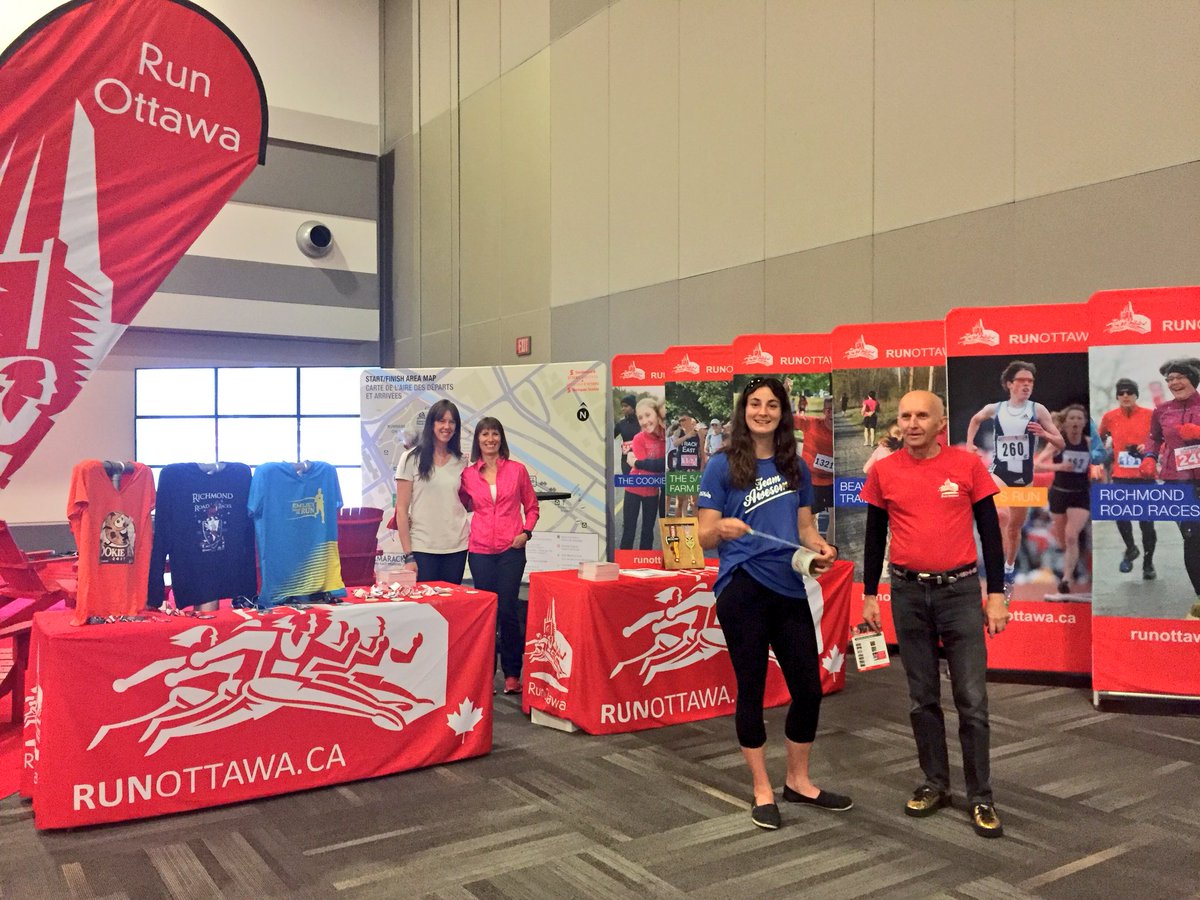 runottawa's tweet photo. Come find out more about Run Ottawa and what else we’ve got going on this year! These fine folk will gladly chat with you at the @OttawaMarathon health & fitness expo at the Shaw Centre! #runottawa https://t.co/pL0OjQIT11