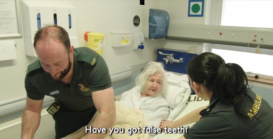 LeedsHospitals's tweet image. One thing our teams love is the sense of humour of our lovely #FrailtyUnit patients! #FalseTeeth #AandELive