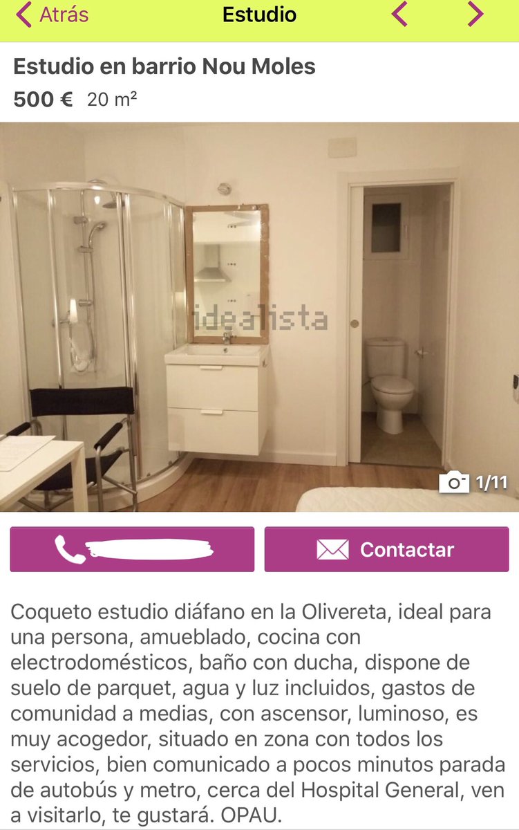 elzulista's tweet photo. Hoy @elzulista llega a Valencia! 20m2 por solo 500€ + gastos de comunidad compartidos! Ideal para autónomos, trabaja incluso desde la ducha, haz 💩 mientras controlas la paella en tu súper cocina! Y además harás ejercicio, ni siquiera está en el centro! https://t.co/OmNWhtPXiF https://t.co/VlsFDCoVUF