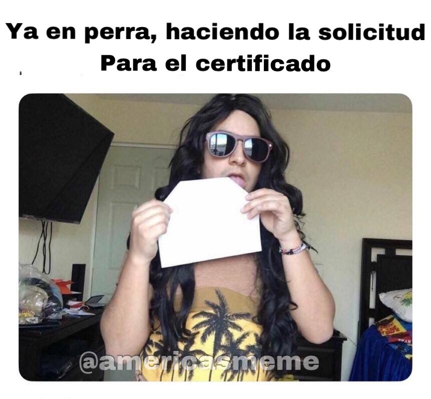 Finalmente lo logré.