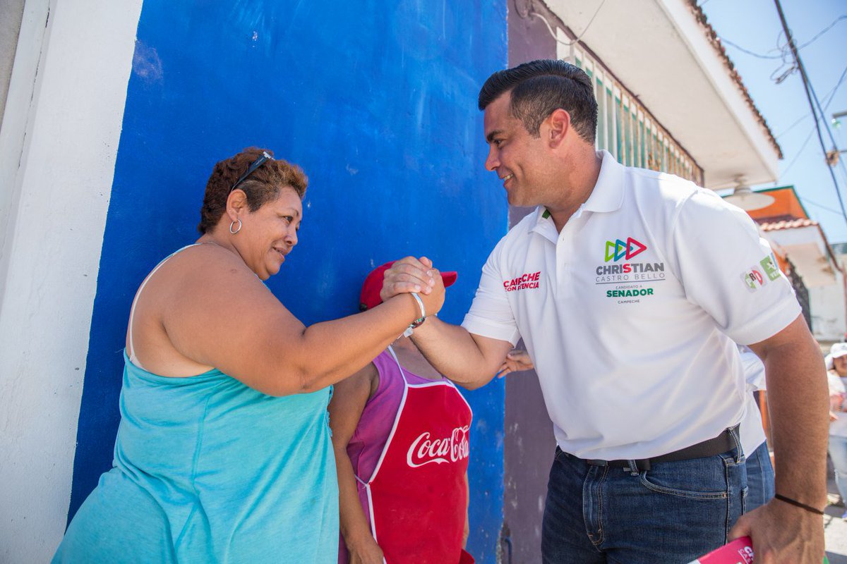 ChrisCastroB's tweet photo. Vamos con toda la fuerza que nuestra gente campechana nos transmite, su apoyo es nuestro impulso y nosotros sabemos responder con trabajo.

#PuraPotencia
#CCBSenador https://t.co/njzuGTJ2Gc