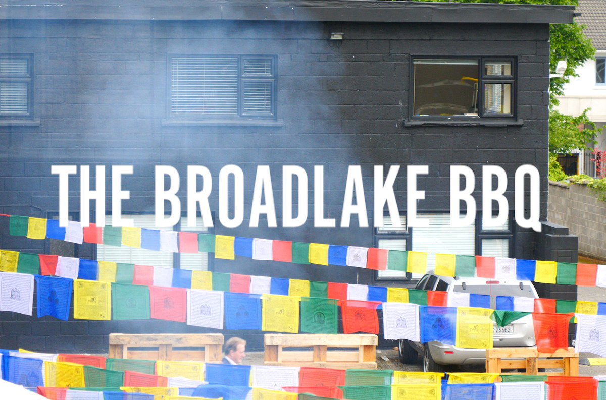 wearebroadlake's tweet photo. Burgers are sizzling, beer supplies are depleted, the sun is... hiding (@MetEireann forecast... you lied), and the craic is being had at the Broadlake BBQ! 

Big thanks to everybody who could make it! https://t.co/caXIfevdhf