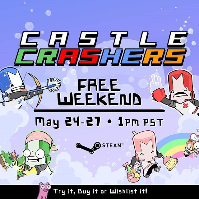 Castle Crashers Poster — THE BEHEMOTH STORE