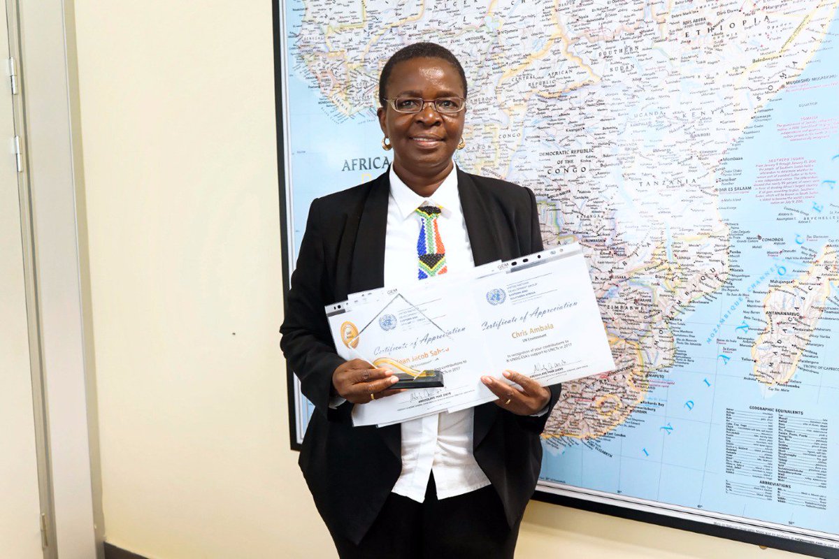 Kjulybiao's tweet photo. "The reward of a thing well done is to have done it" Ralph Waldo Emerson.
For 3 consecutive years UN Environment has received 3 golden &amp; 2 bronze awards for Quality and Assurance Support on the UN Development Assistant Framework.@UNEnvironment @r_undgesa https://t.co/A8wbU1fCES