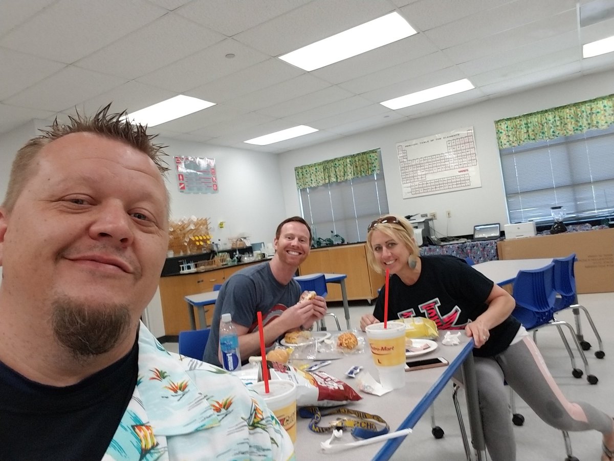 MrDePung's tweet photo. Best.Department.Ever! Fully dedicated to student achievement and love how they push me to be my best everyday! HPMS Science End of the year brunch. #hpsdtigers #tigerstylescience @TBidlack @DittrichJr https://t.co/SZYMnI7G9m