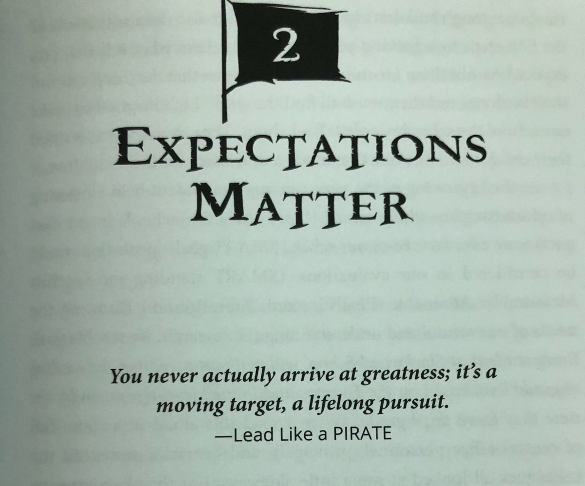 Don’t we know it! #ExpectationsMatter 

#ChaseGreatness

Book arrived today from @amazon and I am digging in before Senior Awards Night begins! 

Thank you @JayBilly2 and @dbc_inc #LeadLAP #LeadWithCulture