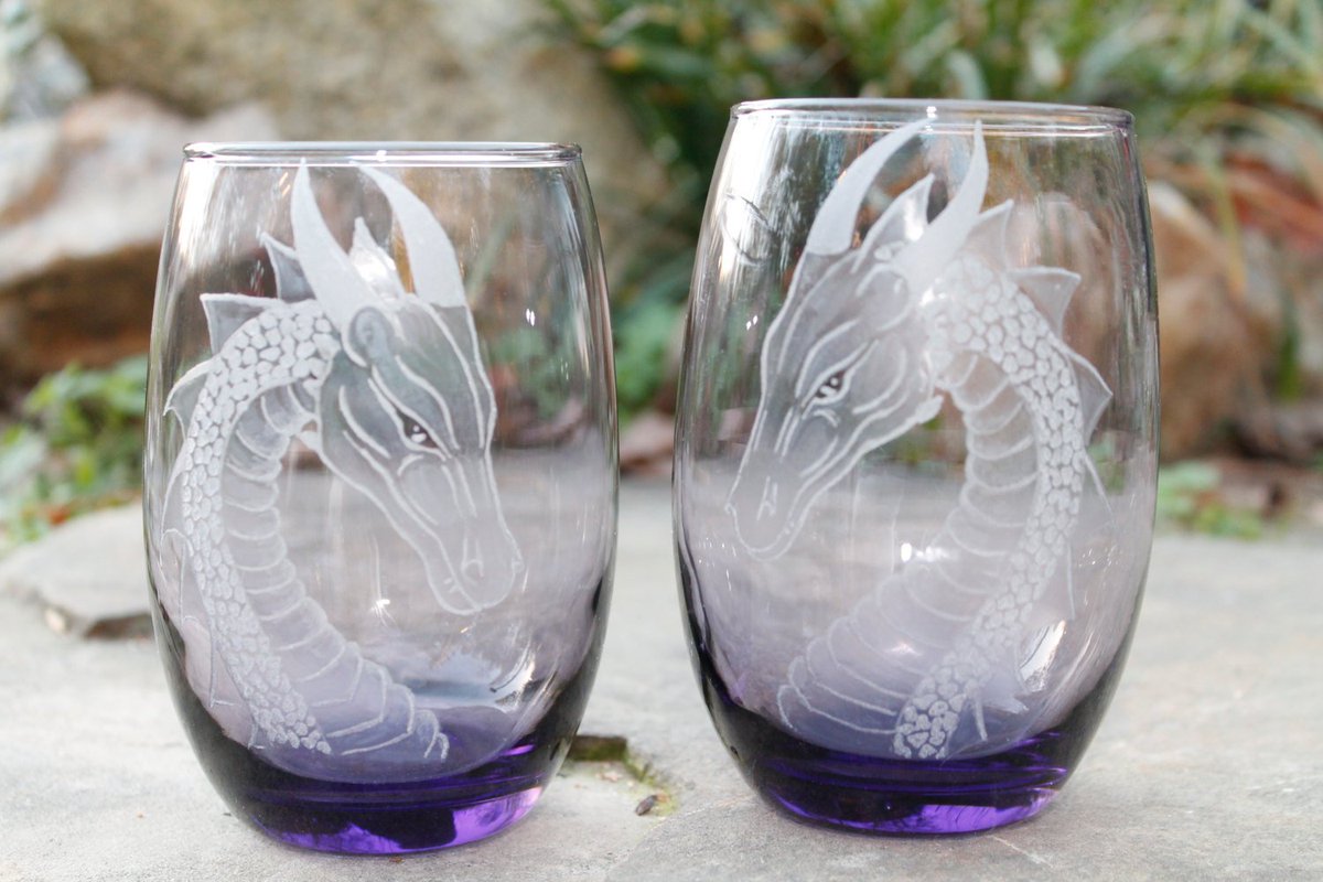 Печать на стеклянных стаканах. Деколь логотипа.