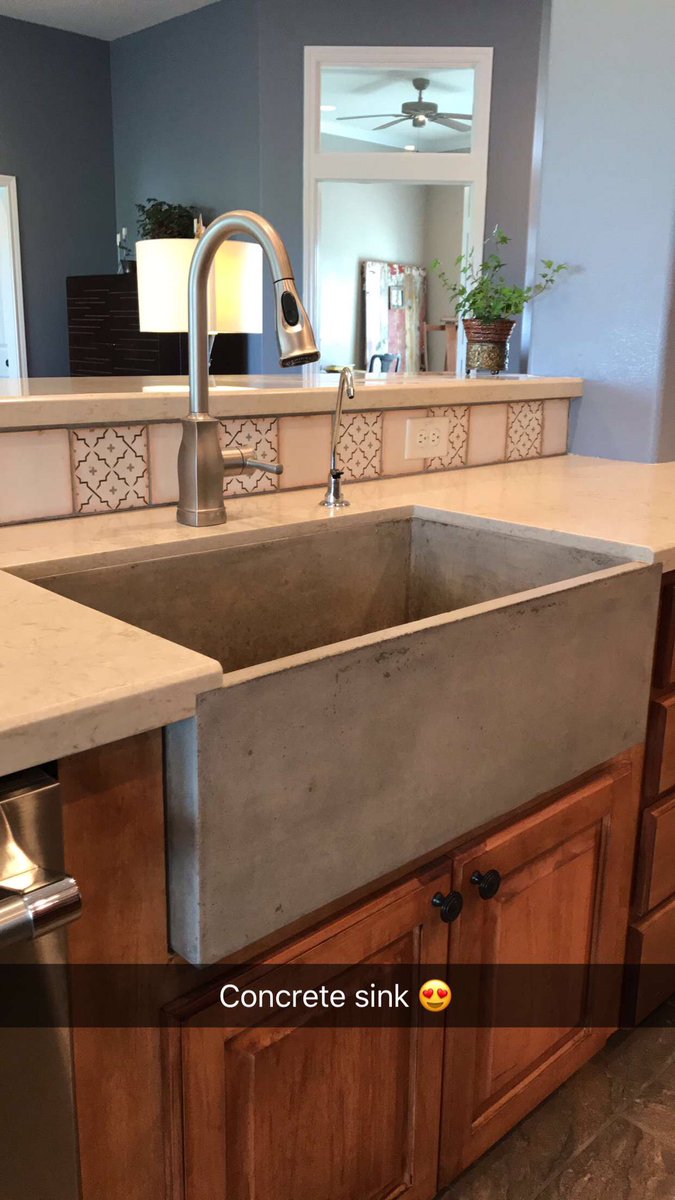 rxoprealtor's tweet photo. COMING SOON!!!  My new listing has some really cool features like this custom concrete sink, trendy thermador appliances, and designer tile.  Want to know more?  Call/text me 713-254-5400. #vickimillerrealestate #remaxneedville #remaxopportunitiesntx #fortbendtexas https://t.co/pNBMN8XKJk