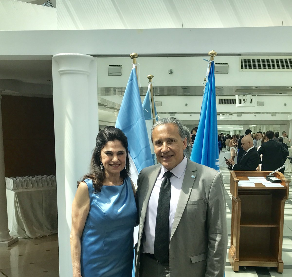 ggonzzalezz's tweet photo. Honored to join Maria Boldorini, Argentinean Ambassador to @FAO @WFP and @IFADnews in #Rome at the occasion of the 208th Anniversary of the May Revolution.  
Of course, #Tango and #Malbeck were there. https://t.co/Ti6nBrg8qb