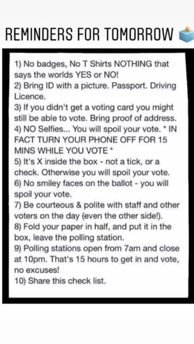 #Repeal8th just few things to remember tomorrow! Anyone else planning on going first thing in the morning!? 👍✋
