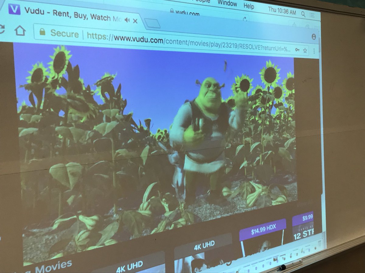 Persistence is the key!  This video clip wasn’t working for the lesson at the time I needed it, but we finally got it!! Using some humor from “Shrek”to drive home an important point!  Ogres have layers, just like onions do. Well so do complex characters!
#76learns