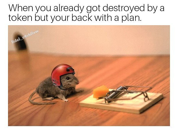 fidel_c4shflow's tweet photo. The comeback.
#bitcoin #ethereum #litecoin #binance #cryptomemes #cryptohumor #cryptocurrency #blockchain #cryptotrader #money #ripple #bch #bancor #idex #memes #meme #funny #usdt #zcash #vechain #coinbase #mouse #helmet #hitbtc #okex #erc20 #holochain #follow #stocks https://t.co/FUgJZ0fdqm