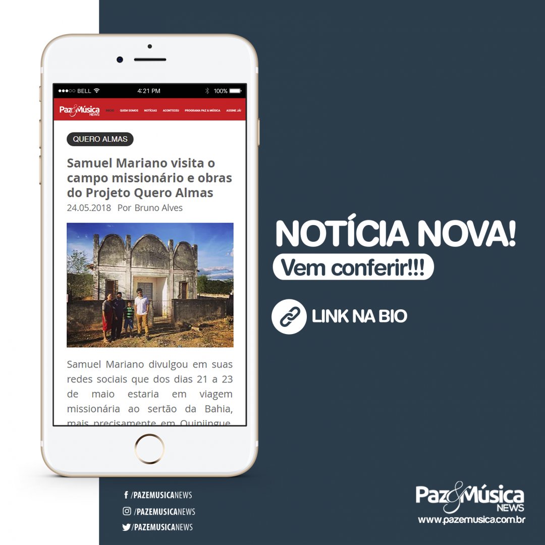 SamusicOficial's tweet photo. VOCÊ CONTRIBUI PARA O @projetoqueroalmasoficial?
Essa matéria vai te interessar muiito!
Acesse: https://t.co/eeaV5XjTc1 ou vá no instagram do Portal @pazemusicanews e acesse o link na bio. https://t.co/jyPKSWg9ge