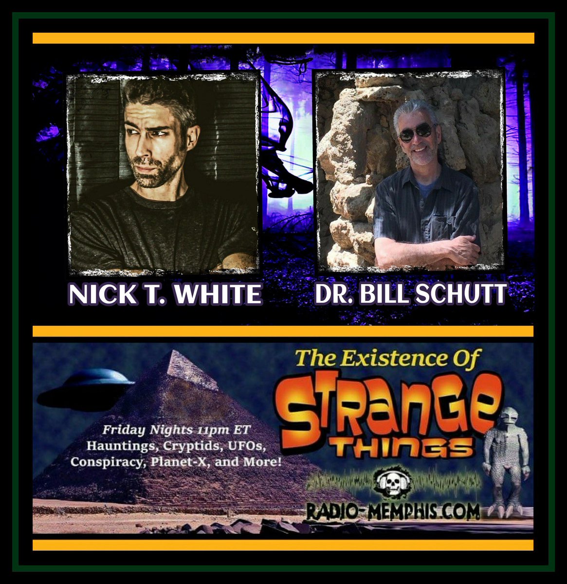 existence2017's tweet photo. Join us this #Fridaynight, May 25, 2018 at 11pm ET/ 8pm PT as @SeanForker and #ButchWitkowski talk with @CagetheDarkness and @draculae #Learn about #BellWitch and #Cannibalism https://t.co/euRFSsDs4e #TheExistenceofStrangeThings #RadioMemphis #TheFringeFM #StrangeThings #newshow https://t.co/uzUZFnCv3a