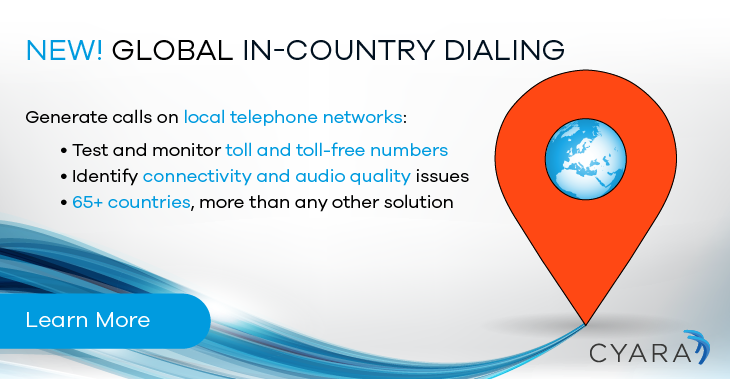GetCyara's tweet photo. Introducing In-Country Dialing from Cyara. A great feature for global companies. Learn more https://t.co/acAk474bxD #MeasureCX https://t.co/mRoaFYp2hb
