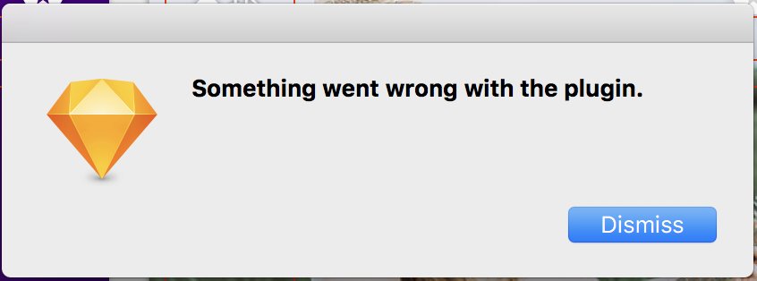 Hello Flinto! Is there a work around this error? There is something wrong with your plugin. Got the same dialog on multiple computers.@flinto