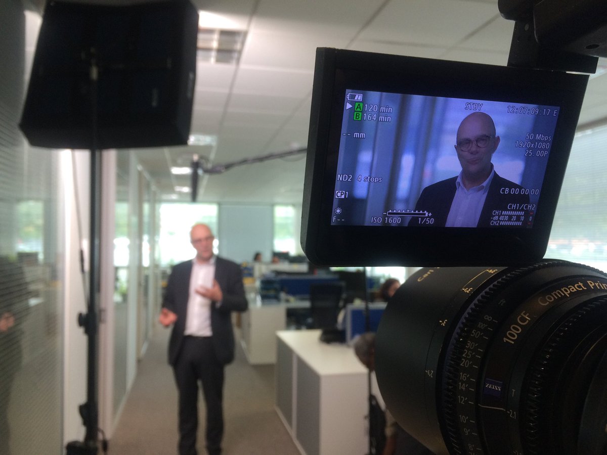 PhilNewman67's tweet photo. Filming this morning with one of our technology partners, talking about #FutureSmart Mining and making innovation the norm... #AngloAmerican https://t.co/h00pDYHXyN