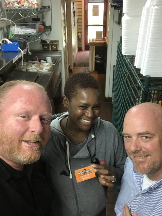 MattDobbins5's tweet photo. Had a great time this week in the Charlotte market training and doing safety visits. Thanks Rick Follansbee! Learning the Chili’s way and becoming a #brinkerhead #safetyisnoaccident https://t.co/yNyqmbJnZO