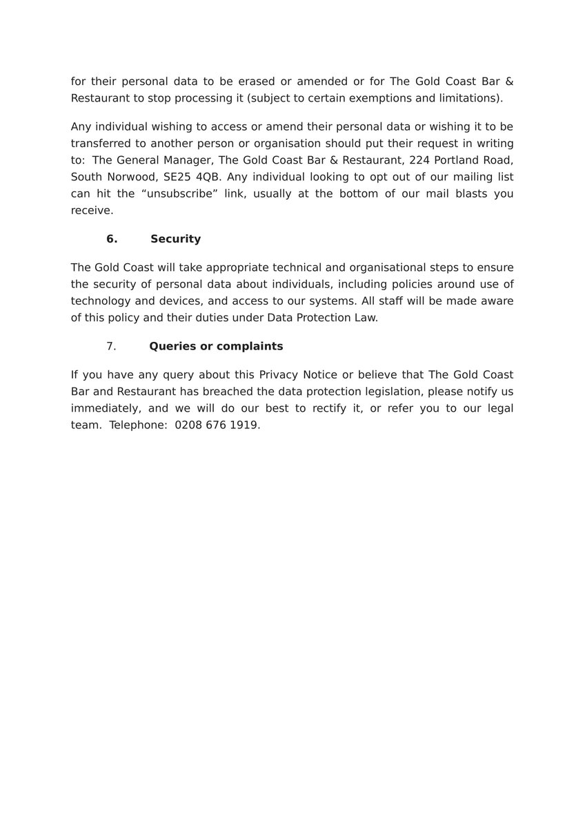 Our Privacy Policy has been updated. Please take note.