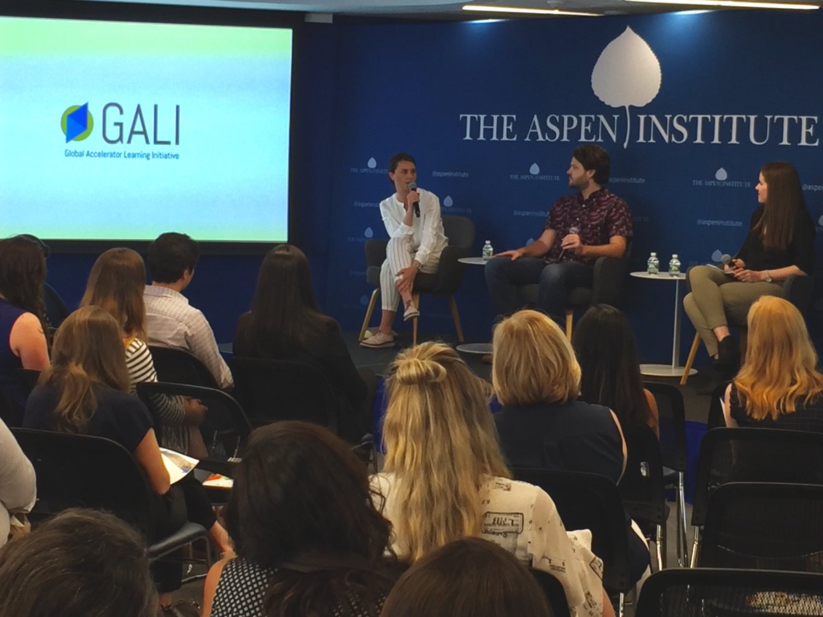 Great to have awesome #GALI partners <a href="/impacthubgeneva/">Impact Hub Geneva - Lausanne</a> &amp; @seedspot on stage for the latest report launch <a href="/AspenANDE/">Aspen Network of Development Entrepreneurs (ANDE)</a> today!