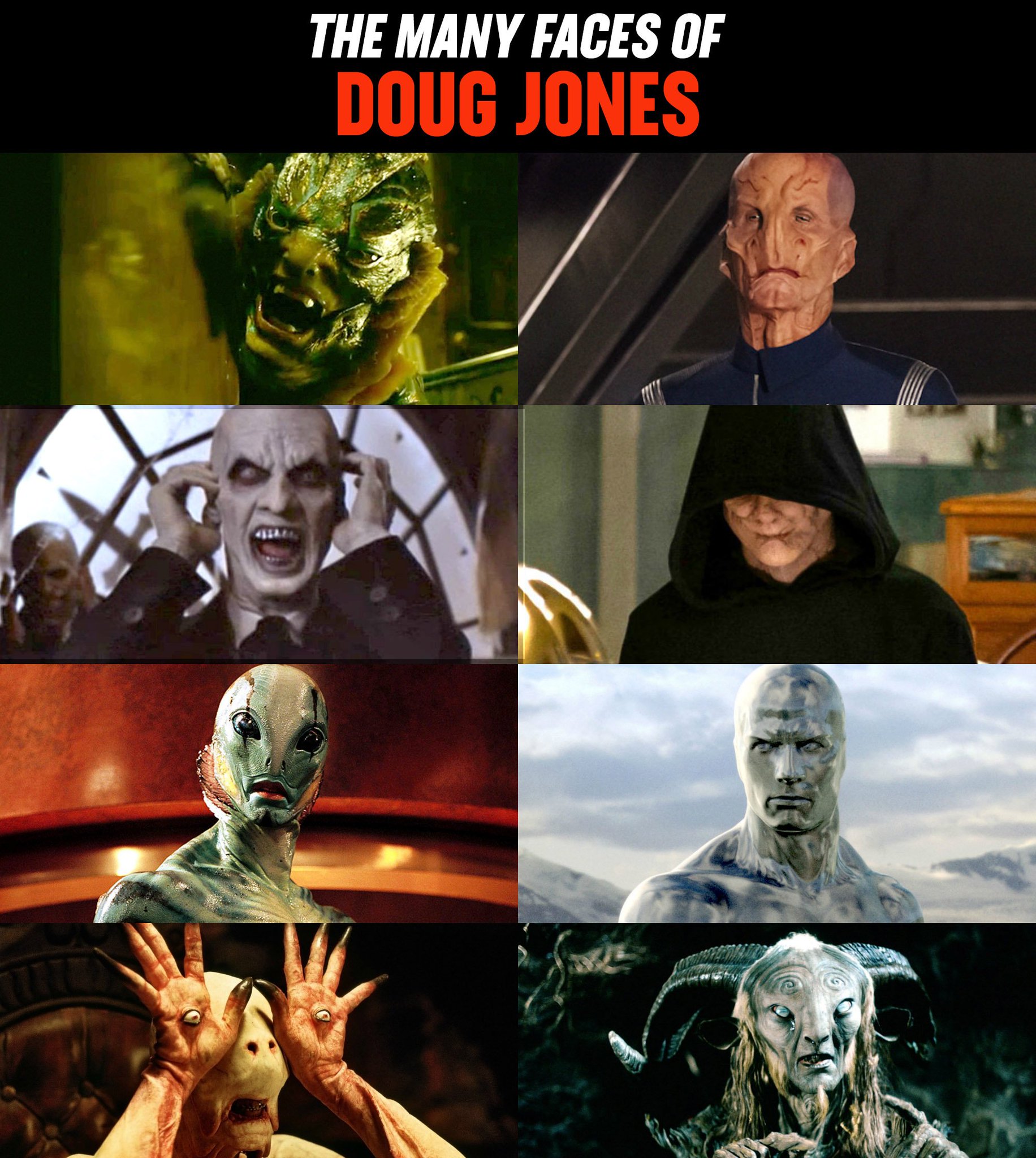 Happy birthday to Doug Jones and all of his many faces! 