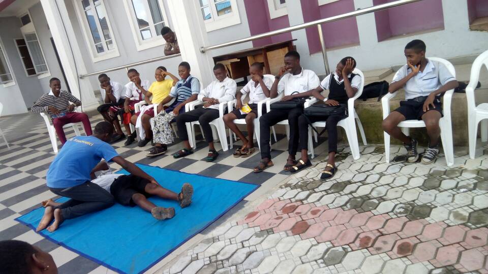 cross_imo's tweet photo. IMO Red Cross School units taking First Aid Lectures after Divisional meeting https://t.co/OUm5svCDHU