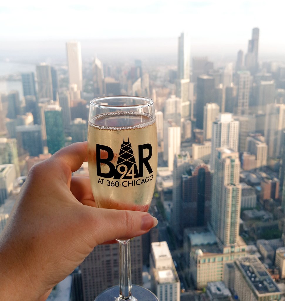 SugarSpiceGlitr's tweet photo. Here's to you, Chicago. It's been a 🍕
📸 Me @360chicago (I needed the 🍾🥂 after the #360tilt experience!)
#360skyguide #MomBlogTourFF ad https://t.co/As7wWOgJM6