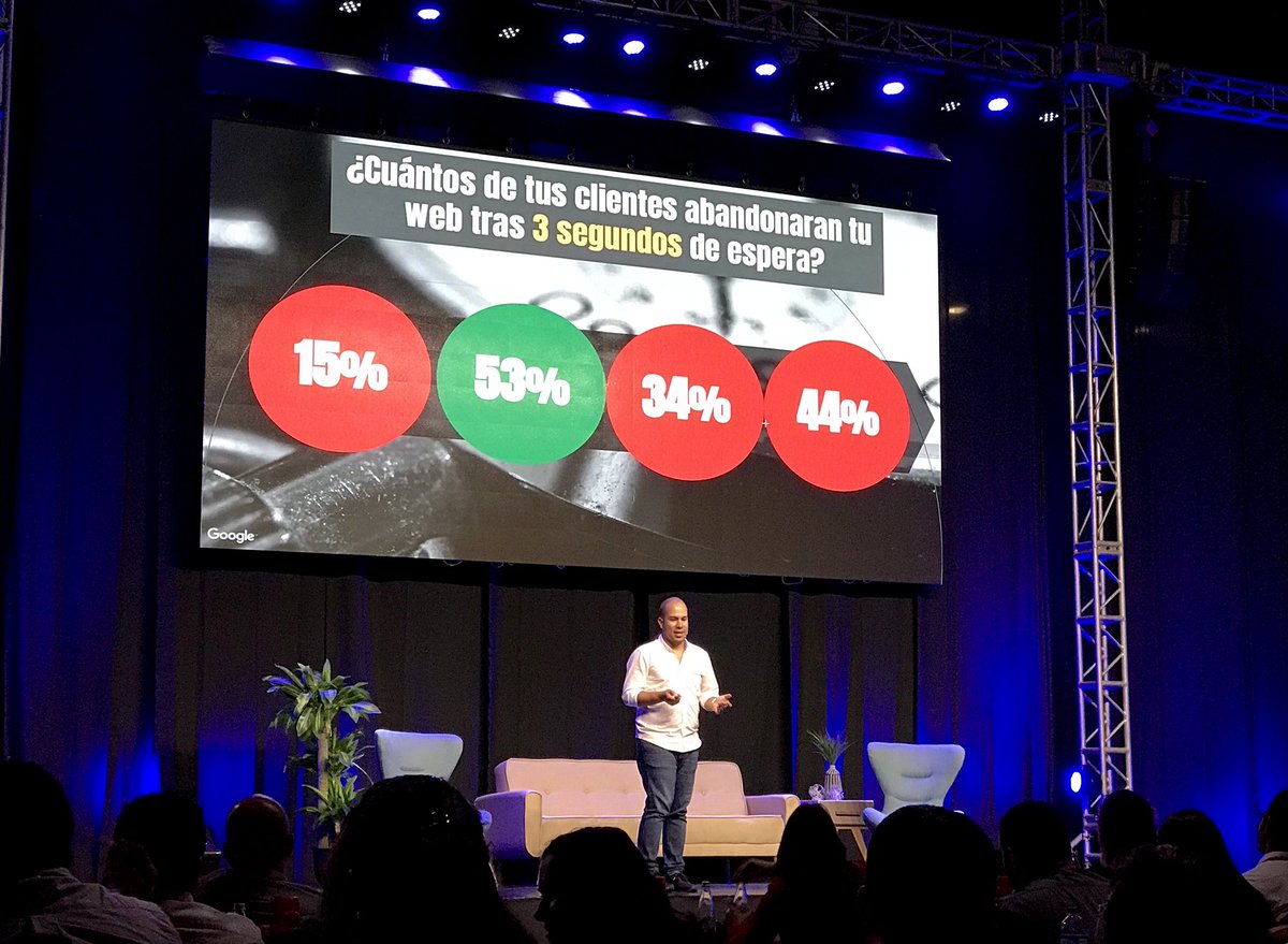 Erwin_Danniel's tweet photo. “El tiempo de permanencia en Google es de tres segundos. Queremos que el usuario encuentre lo que necesite y listo”, Diego Camacho, de @GoogleColombia. #WCBAQ #WebCongress https://t.co/3uaGhZ9NuV