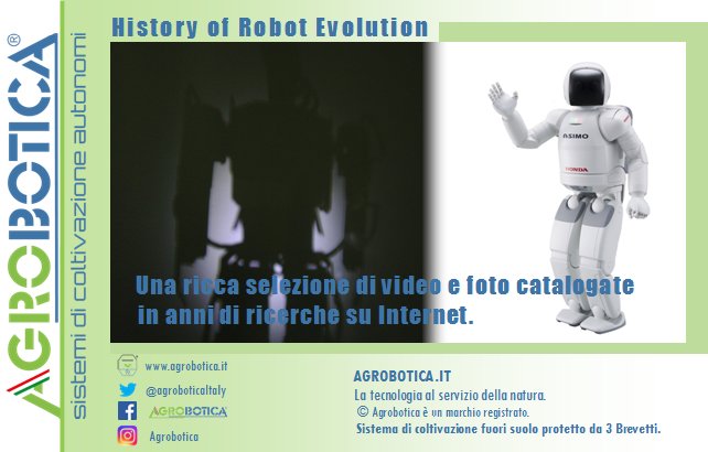 AgroboticaItaly's tweet photo. #Agroboticaitaly un mix perfetto di #tecnologia #robotica e #natura consiglia:
History of #Robot evolution
2 documentari YouTube:
https://t.co/N3lIeqDRN9
https://t.co/3eByOFgyZR

Agrobotica History:
Da #Goldrake a #ClorofillaSC518
https://t.co/C7bCpLyVS8 https://t.co/BHeMR47iTE