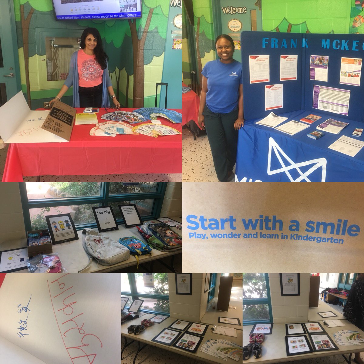 NahaniWayPS's tweet photo. We are so happy to ‘Start with a Smile’ and welcome our newest &amp; youngest @NahaniWayPS friends to #Kindergarten tonight alongside our friends  from @DixieBloorCtr and @citymississauga’s Frank McKechnie Rec. Ctr. &amp; library! @PeelSchools #StartWithASmile https://t.co/wvXhquedLw