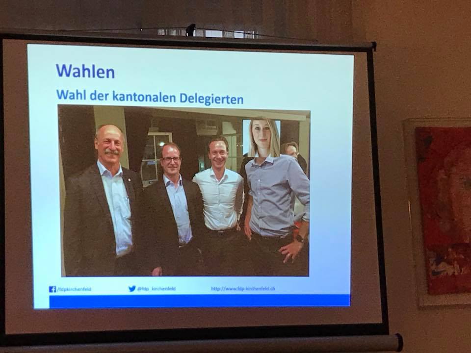 fdp_kirchenfeld's tweet photo. Gut besuchte HV der @fdp_kirchenfeld. Herzliche Gratulation zur Wahl @ramonabrotschi @zwischenwort @mariommarti u. Markus Gysi. Grosses Merci an @raphaelkarlen für die perfekte Stabsübergabe. Herzlichen Dank auch an @SebastianFriess und @ch_zimmerli. #rechnensiemituns @fdp_bern https://t.co/G3MU1thXPt