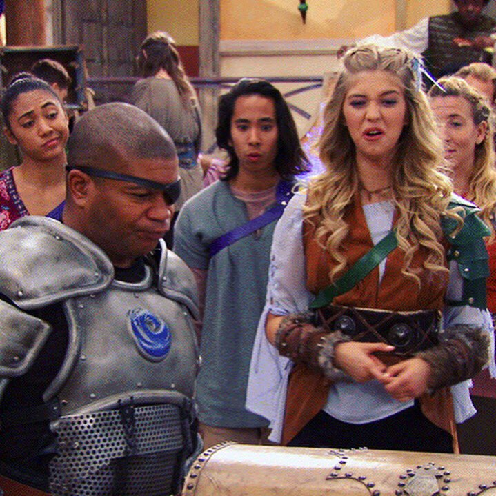#KnightSquad is back this Friday at 8:30pm right after the #Thundermans finale! Tune in to find out why Prudence is making all these weird faces 🧐🤔⚔️ <a href="/kirakosarin/">Kira Kosarin</a> will be guest starring:)