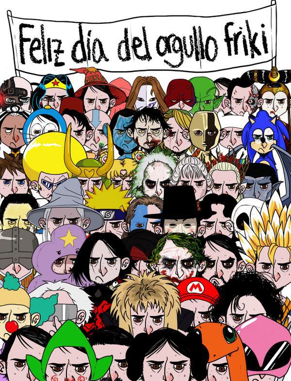 EiProfeta's tweet photo. 25 de mayo, el mejor día del año. Feliz día del #OrgulloFriki. https://t.co/AHE1VPkTao