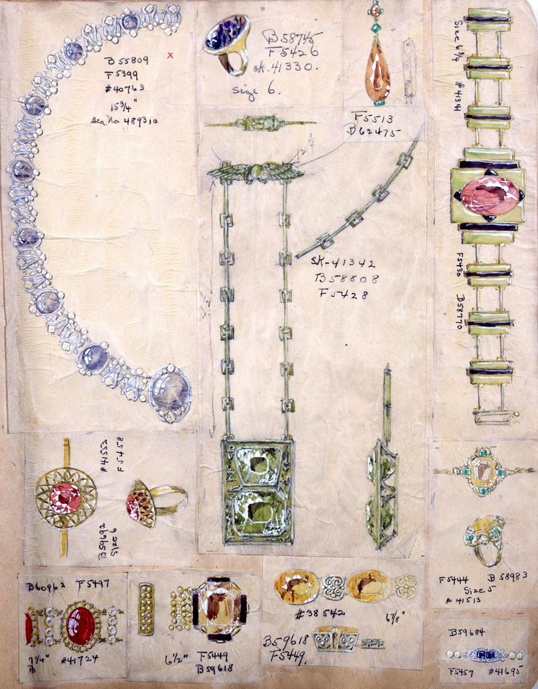 Morse Museum on X: Meta Overbeck (1879–1936) was one of Louis Comfort  Tiffany's most important designers and the supervisor of his art #jewelry  department. These inspiring designs from her sketchbook, c. 1914–33